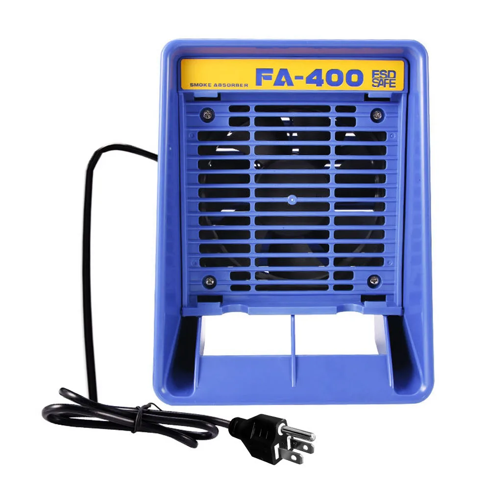 Fa400 Solder Iron Smoke Absorber Fume Extractor Soldering Air Blower Desktop Exhaust Fan
