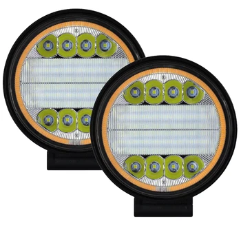 

2Pcs 4 Inch Waterproof Car 30W with DRL Led Work Light Kit Flood or Spot Beam 4x4 Off road Truck