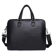 Деловой мужской портфель s Мужская сумка из натуральной кожи сумки-мессенджеры 14 15,6 дюймов ноутбук кожаная сумка чемодан Офисные Сумки для мужчин