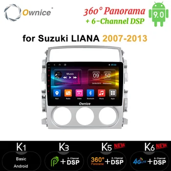 

Ownice Octa Core 4G 64G 9''Android 10 Car dvd Stereo player carplay Radio 360 Panorama Optical 4G for Suzuki Liana 2007 - 2013