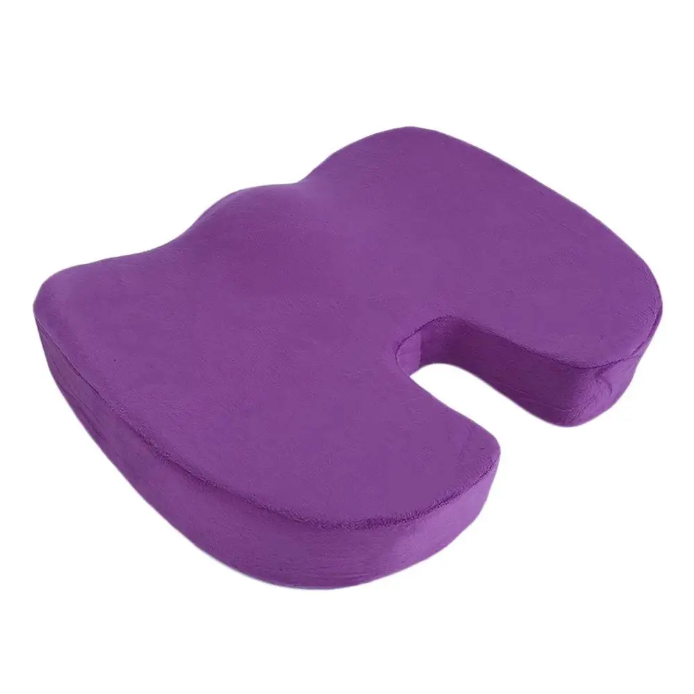 New Car U-Shape Seat Cushion Travel Breathable Seat Cushion Coccyx Orthopedic Memory Foam U Seat Massage Chair Cushion Pad