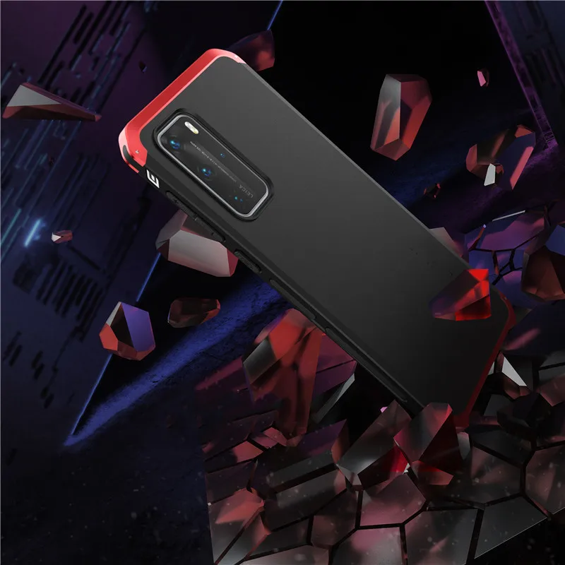 Металлический чехол для Huawei P40 Honor 9X 30 V30 Pro Алюминиевый противоударный