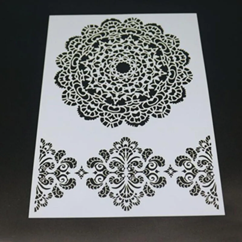 

Stencils Drawing For Crafts DIY Painting Templates Emboss Scrapbooking Coloring Album Reusable Sjabloon Office School Supplies