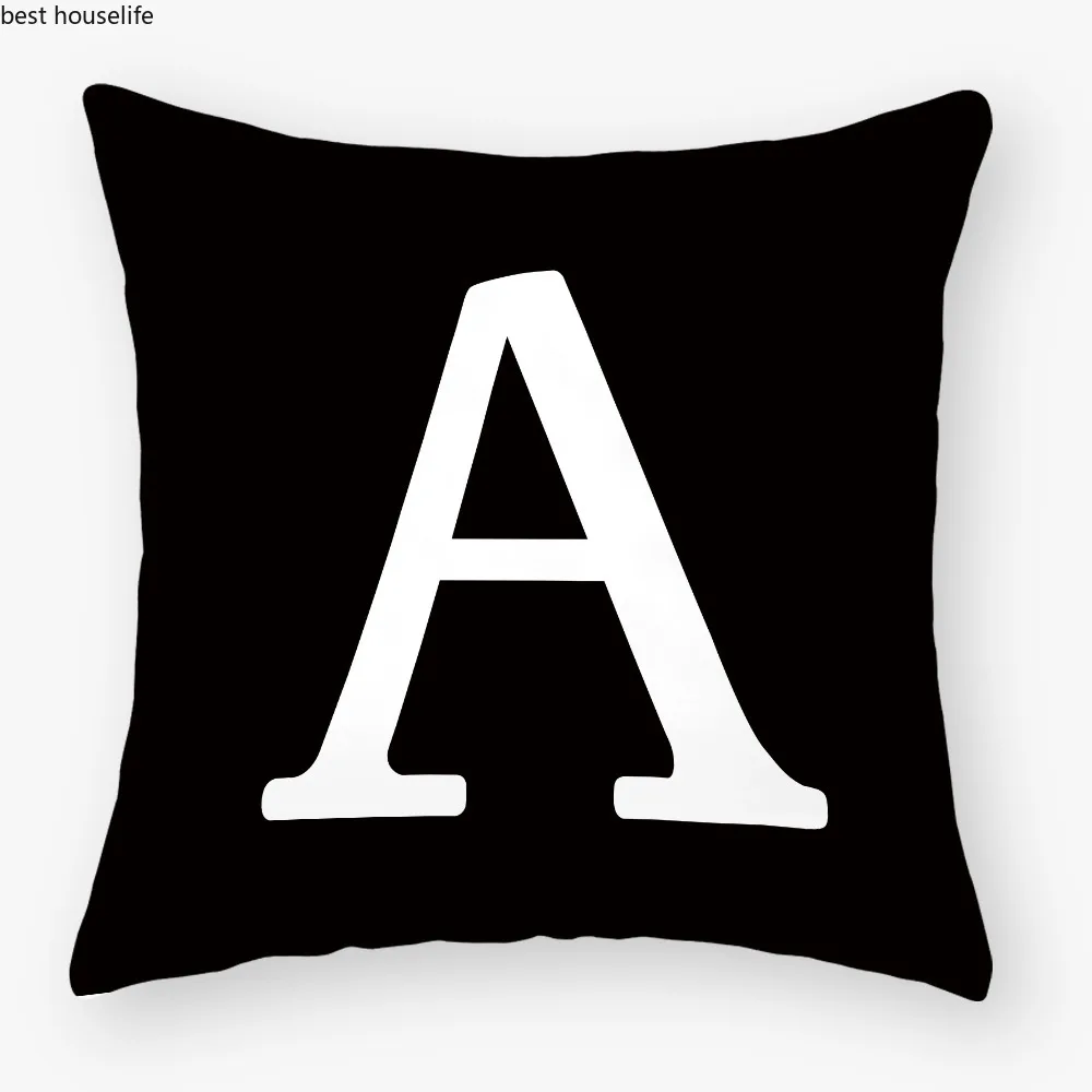 New Letters Sofa Decorative Cushion Cover Pillow Case Polyester 45*45