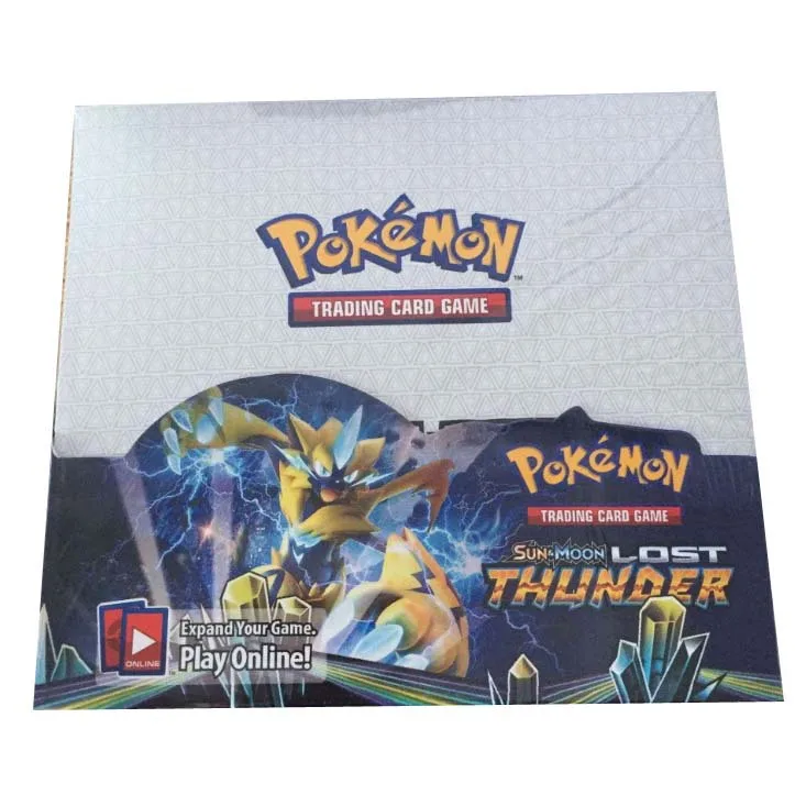 36 упаковок в коробке Pokemon TCG: Sun& Moon Sm11 Forbidden Light Booster герметичная коробка коллекционный набор торговой карты детская игрушка подарок