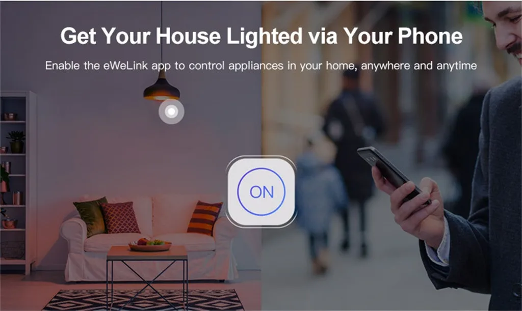 SONOFF Мини Wifi DIY умный переключатель голосовое приложение дистанционное управление для Alexa для Google 7,31