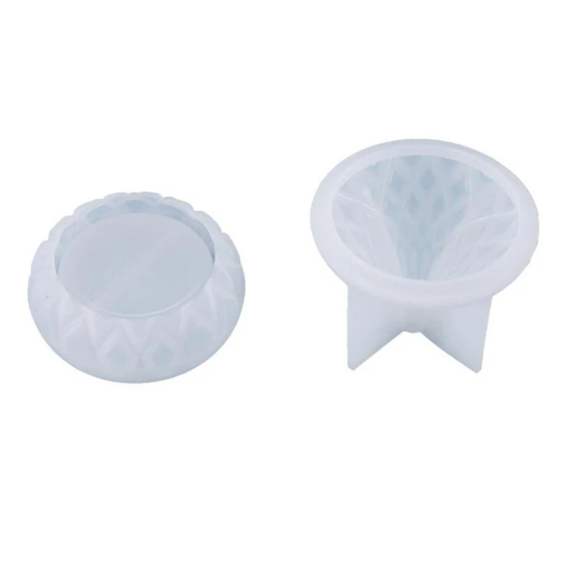 

1 Set Crystal Epoxy Resin Mold Storage Box Casting Silicone Mould DIY Crafts Container Jewelry Decorations Making Tools