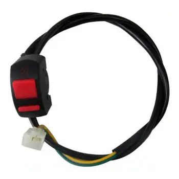 

Motorcycle Atv Bike Handlebar Kill Stop Switch On Off Button Connector Waterproof Design Multiple Protection