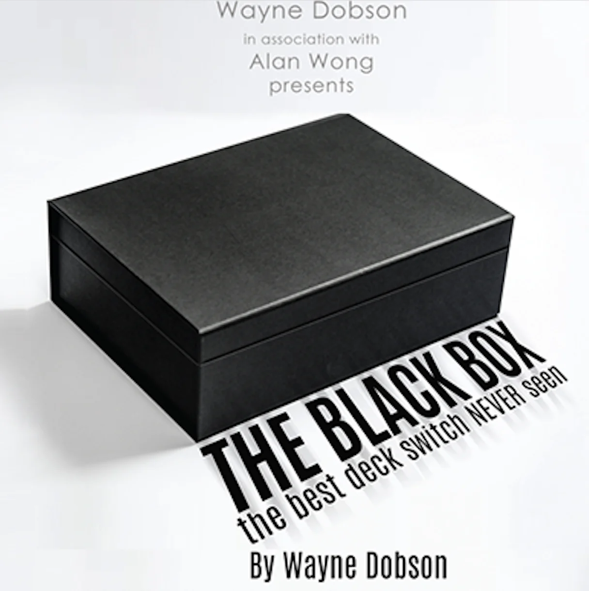 

The Black Box (Gimmick and Online Instructions) by Wayne Dobson and Alan Wong Mentalism Magic Tricks Illusions Close up Magic