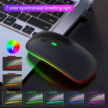 

M40 Ultra-Thin Wireless Mouse 2.4G Rechargeable Wireless Silent Mouse Ergonomic Design 3 Adjustable DPI Black