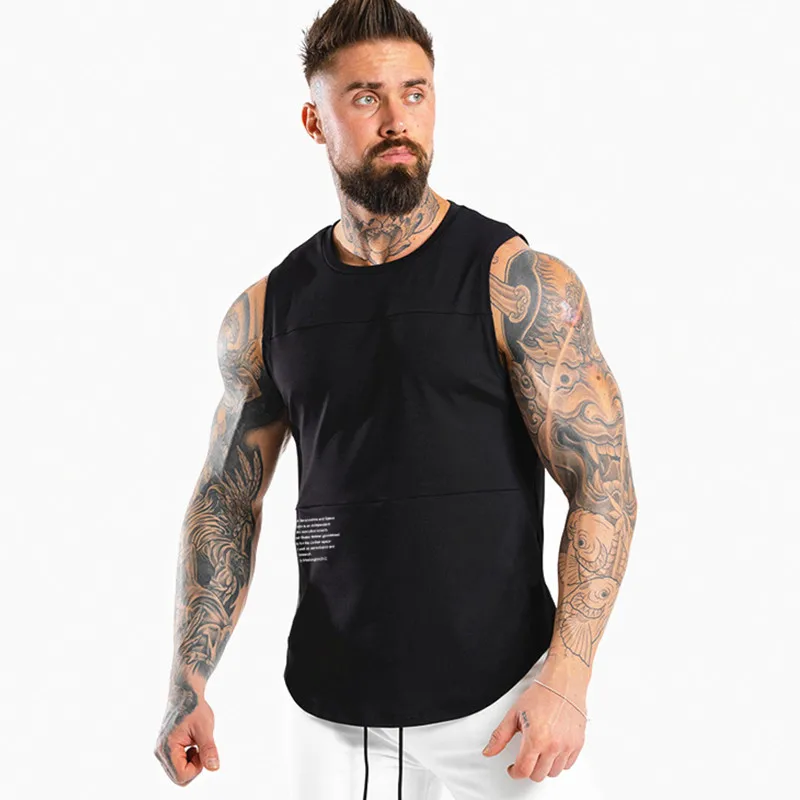 New Casual Bodybuilding Tank top Men Gyms Fitness Skinny breathable Sleeveless Shirt Jogger sports vest quick dry Top clothing New Casual Bodybuilding Tank top Men Gyms Fitness Skinny breathable Sleeveless Shirt Jogger sports vest quick dry Top clothing