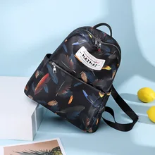 Весенние и осенние новые продукты Горячая оксфордская ткань перо цвет рюкзак производители поставка товаров оптом зарубежные T