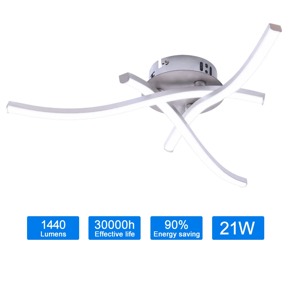 Потолочная люстра Trigeminal новинка современный светодиодный потолочный светильник
