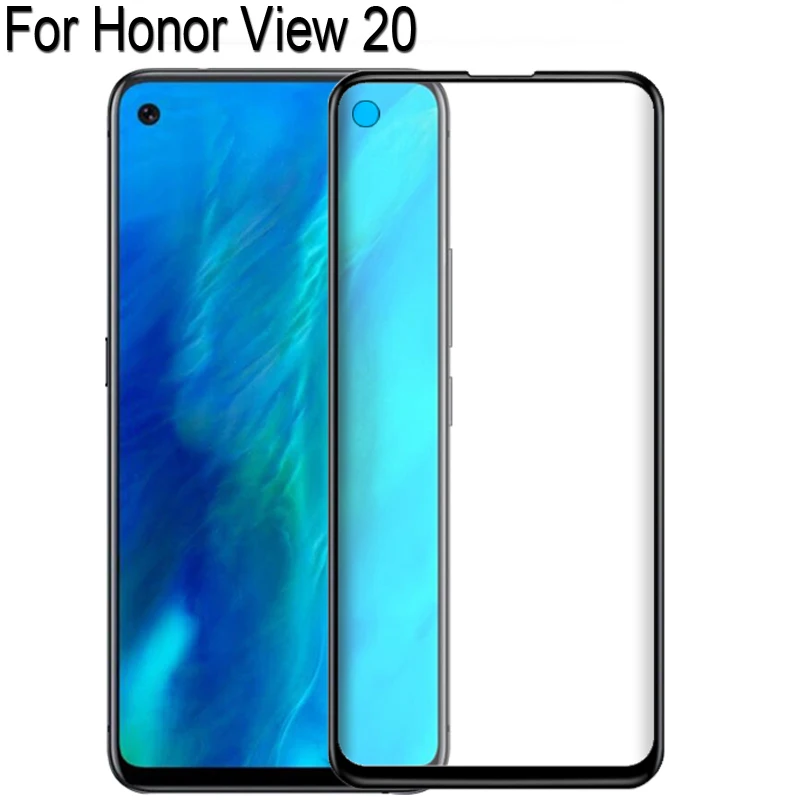 Изогнутая Защитная пленка для Huawei Honor View 20 закаленное стекло с полным покрытием