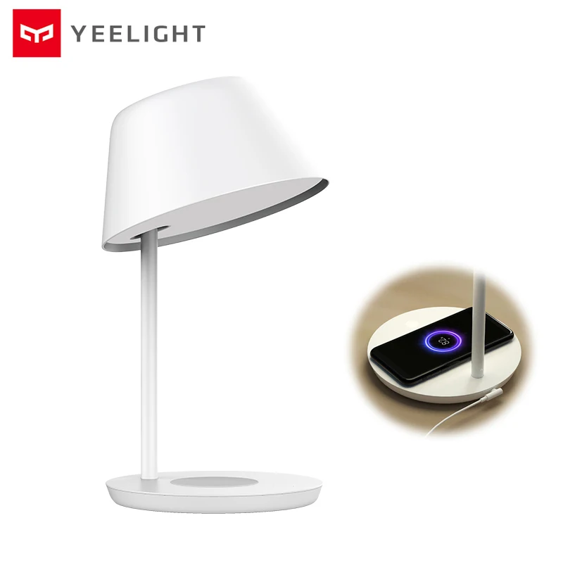 Yeelight Star Smart Desk Table Lamp Pro With 10w Wireless Charger Led Bedside Light Mi Home App Applehome Kit Control Lamps Aliexpress 