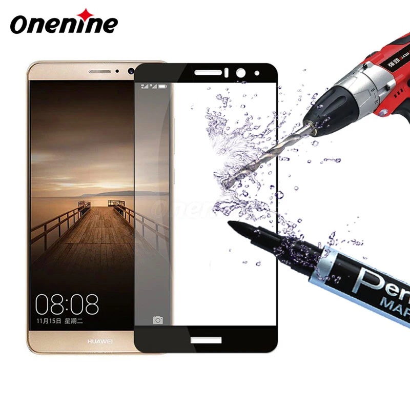Защитная пленка Onenine 4D для huawei mate 9 закаленное стекло защита экрана из углеродного