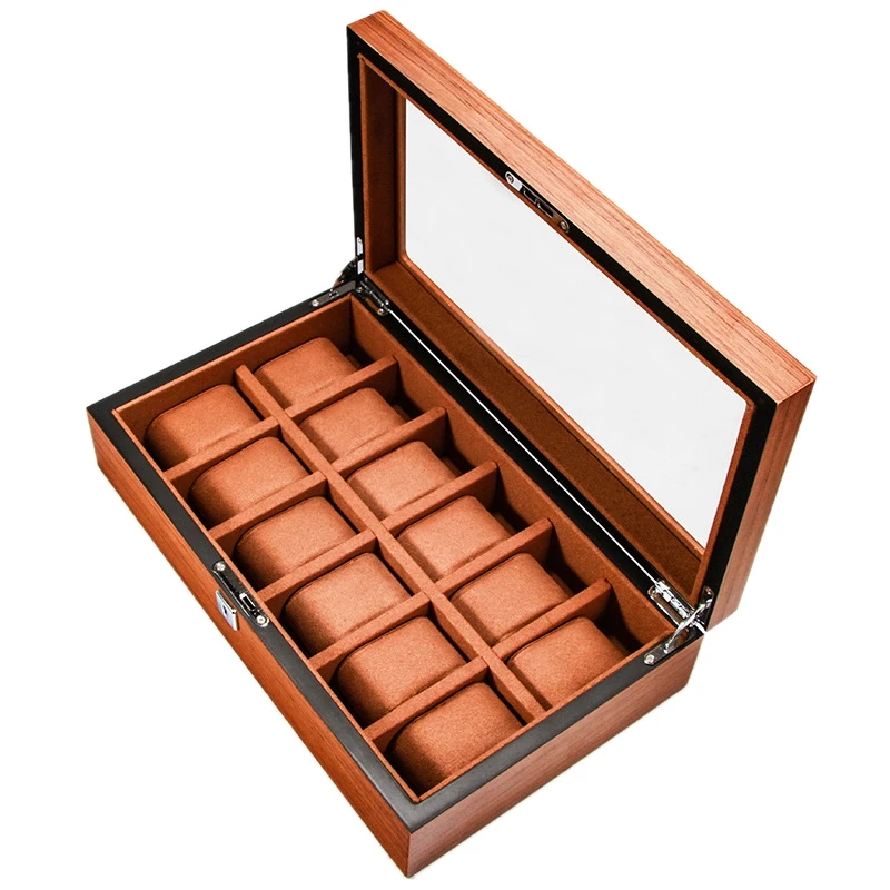 

Luxury Handmade Wood Watch Box Wood Clock Box Watch Case Time Box for Watch Holding