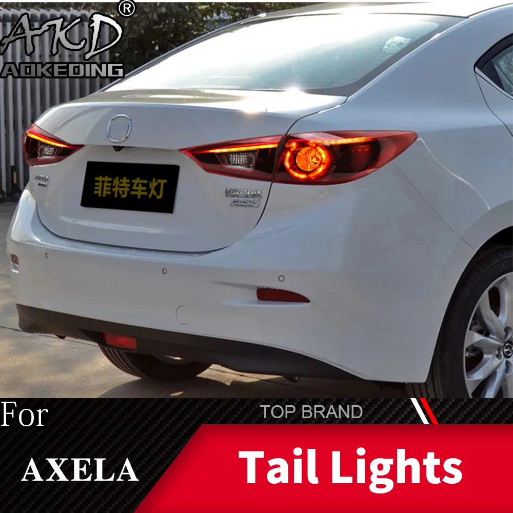 

Tail Lamp For Car 2014-2018 Mazda 3 Axela LED Tail Lights Fog Lights Daytime Running Lights DRL Tuning Cars Car Accessories