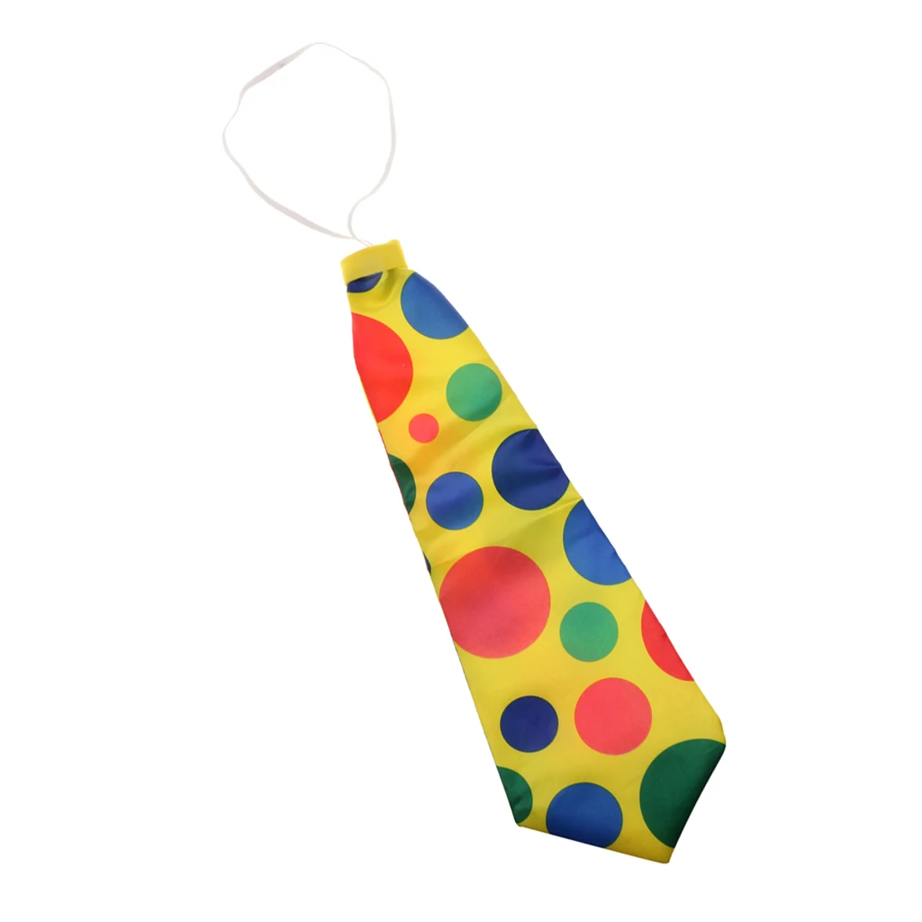 

Cute Funny Polka Dots Clown Tie Fancy Dress Party Costume Carnival Dress Up Cosplay Accessory Multi-Color