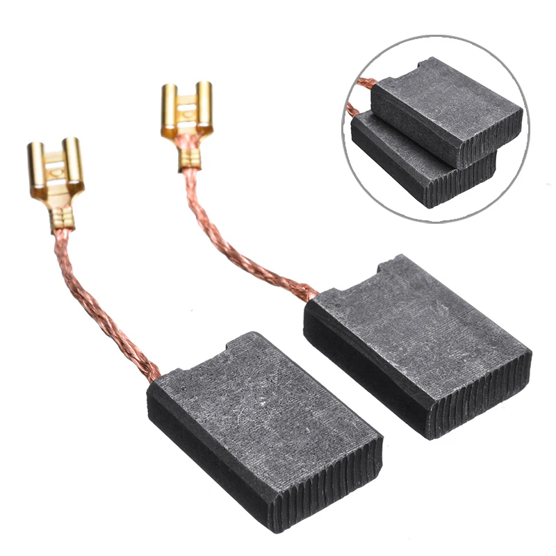 

2pcs 22mm Copper Motor Carbon Brushes Set Tight Copper Wire for Electric Hammer/Drill 2000-230 JE/PWS 20-230/J/PWS 1900/230