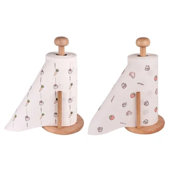 

Universal Washed Printed Kitchen Towel Strawberry Carrot Paper Towels For Home Kitchen Merchandises Household Cleaning Supplies