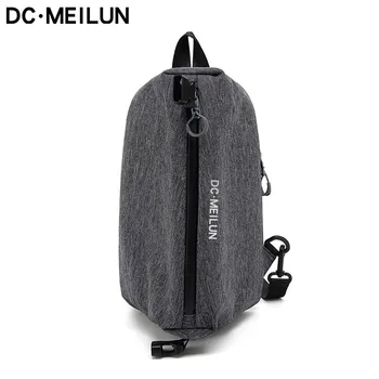 

DC.Meilun Men New Anti Theft Crossbody Bags Retro Casual Large Capacity Chest Pack Casual Bag Single Shoulder Male Bag