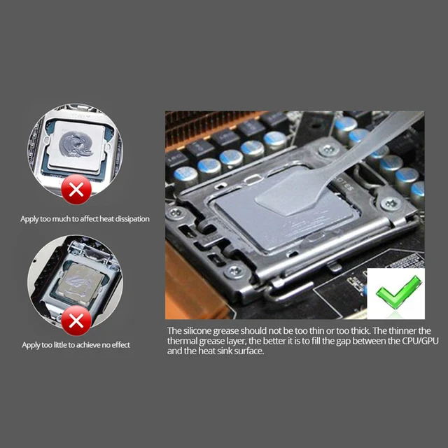 Improve PC performance with GD900 Heatsink Cooling Compound Thermal Conductive Grease Paste