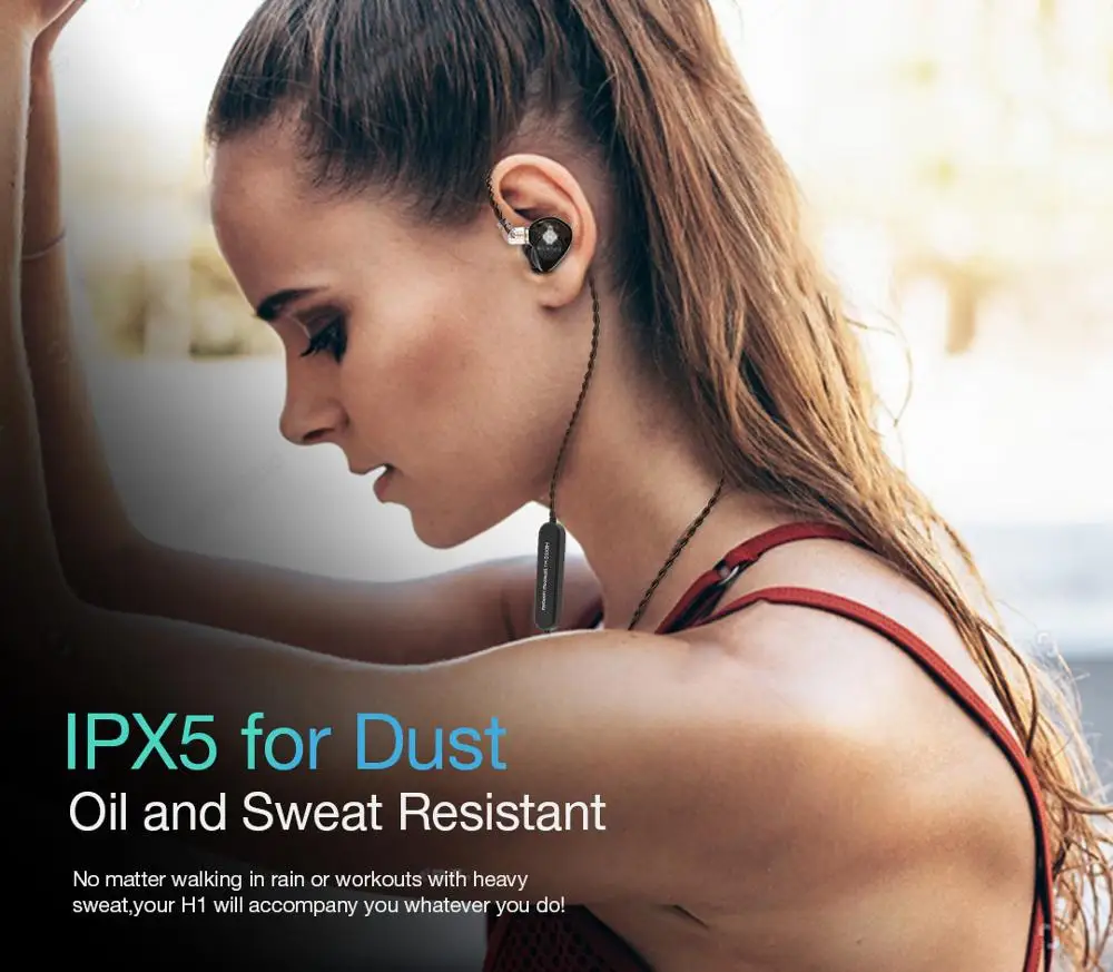 Hidizs Hires 5.0 Bluetooth Earphones H1 Sports
