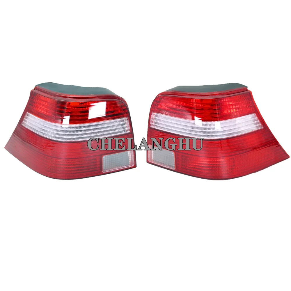 Для VW Golf 4 MK4 GTI R32 1998 1999 2000 2001 2002 2003 2004 2005 авто-Стайлинг задний левый и правый хвост светильник Корпус не лампочки - Цвет: Pair