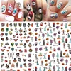 Halloween Series Nail Sticker Collection Skull Head Night Glowing Ghost Bat Nail Slider 10PCS 1