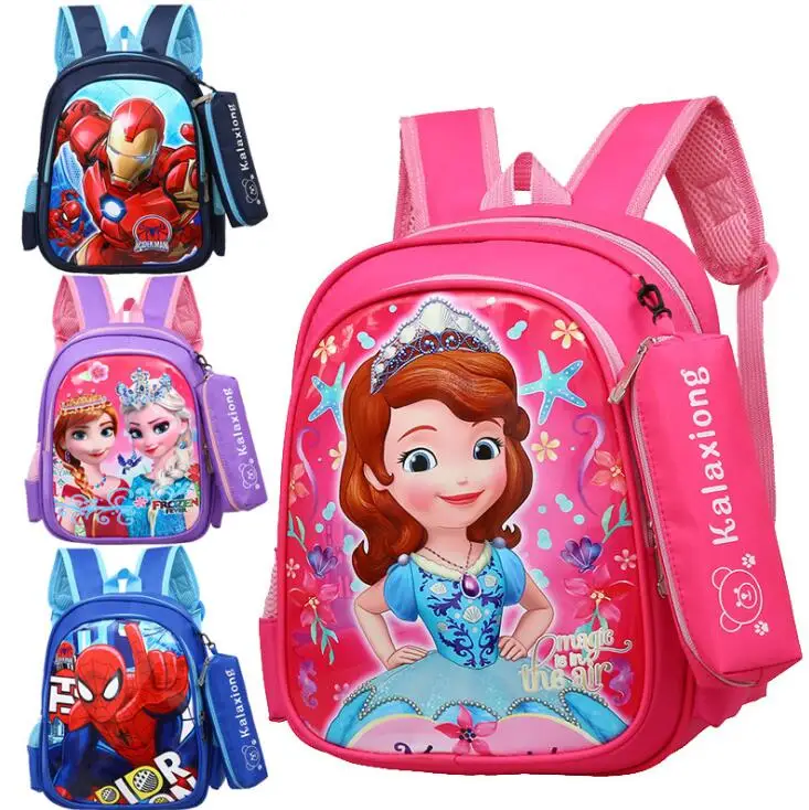 Mochila escolar de Disney para niños, guardería, Sofía, Princesa, dibujos animados, bonita