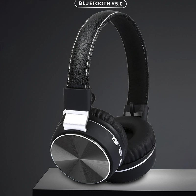 Wireless Bluetooth 5 0 Headphones Headset Binaural Bass Bag Ear Sports Games Waterproof Headset Folding Universal