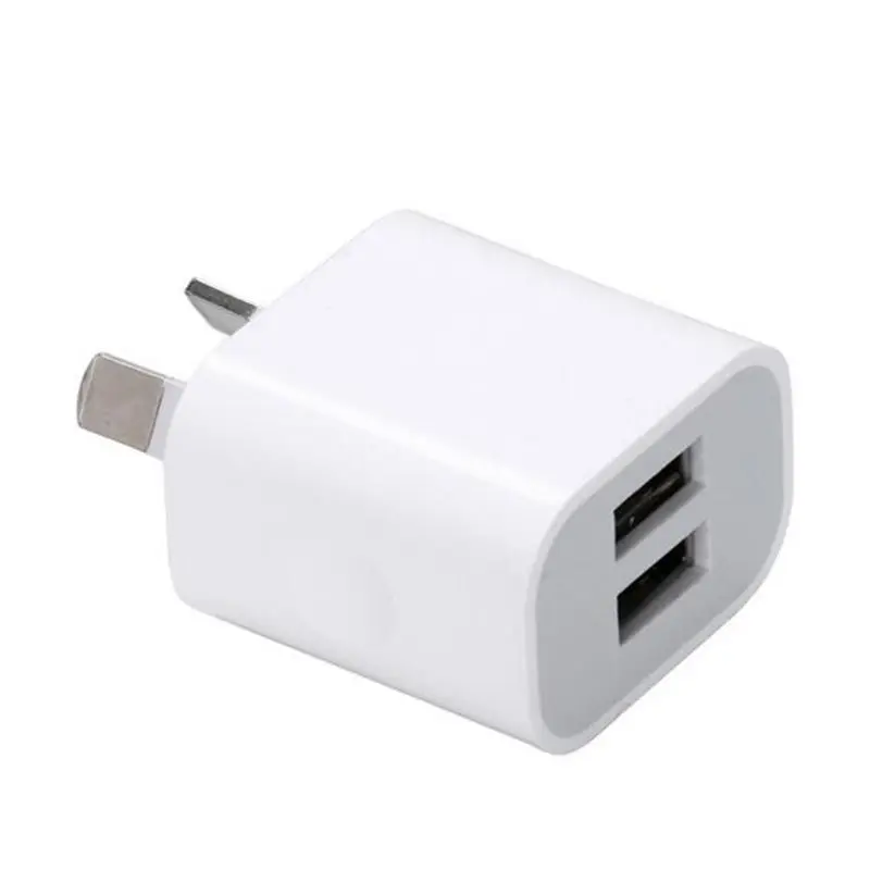 Neue Universal Reise Ladegerät Stecker 5V 2A Dual USB AC Wand Ladegerät Power Adapter AU Stecker