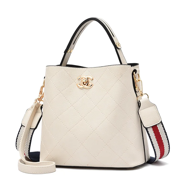 

Manufacturers Direct Selling Bucket Bag Rhombus Bucket Bag Embroidery Rhombus Bucket Bag Korean-style Embroidery Rhombus Bucket
