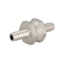 1 шт. алюминиевый обратный клапан 6 мм топливный безвозвратный Встроенный обратный клапан вакуумный шланг один способ для карбюратора автомобиля