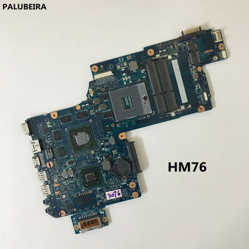 Материнская плата PALUBEIRA для ноутбука Toshiba Satellite C870 L875 H000041620 PLF/PLR/CSF/CSR HM76 с 8 чип VGA DDR3