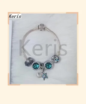 

Keris Store High Quality 1:1 100% Silver Starfish Shell Cat Eye String Bracelet Free Delivery
