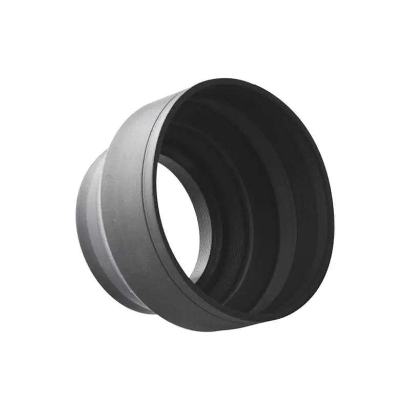 ABKT-52mm 3 трехступенчатая Складная 3in1 Резиновая бленда для объектива для Nikon Pentax DSLR Камера