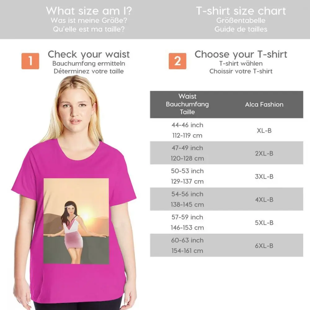 Пользовательские девушки векторные люди векторные Девушки Мода иллюстрация Красивая иллюстрация большой размер женская футболка плюс