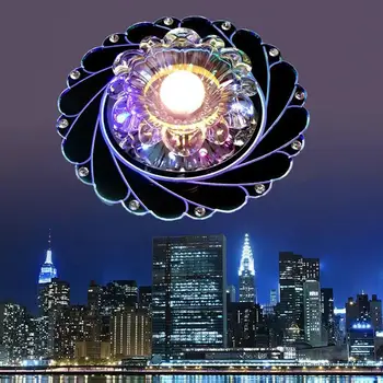 

Led Crystal Light Lights Colorful Ceiling Lamp Lighting Living Room Modern