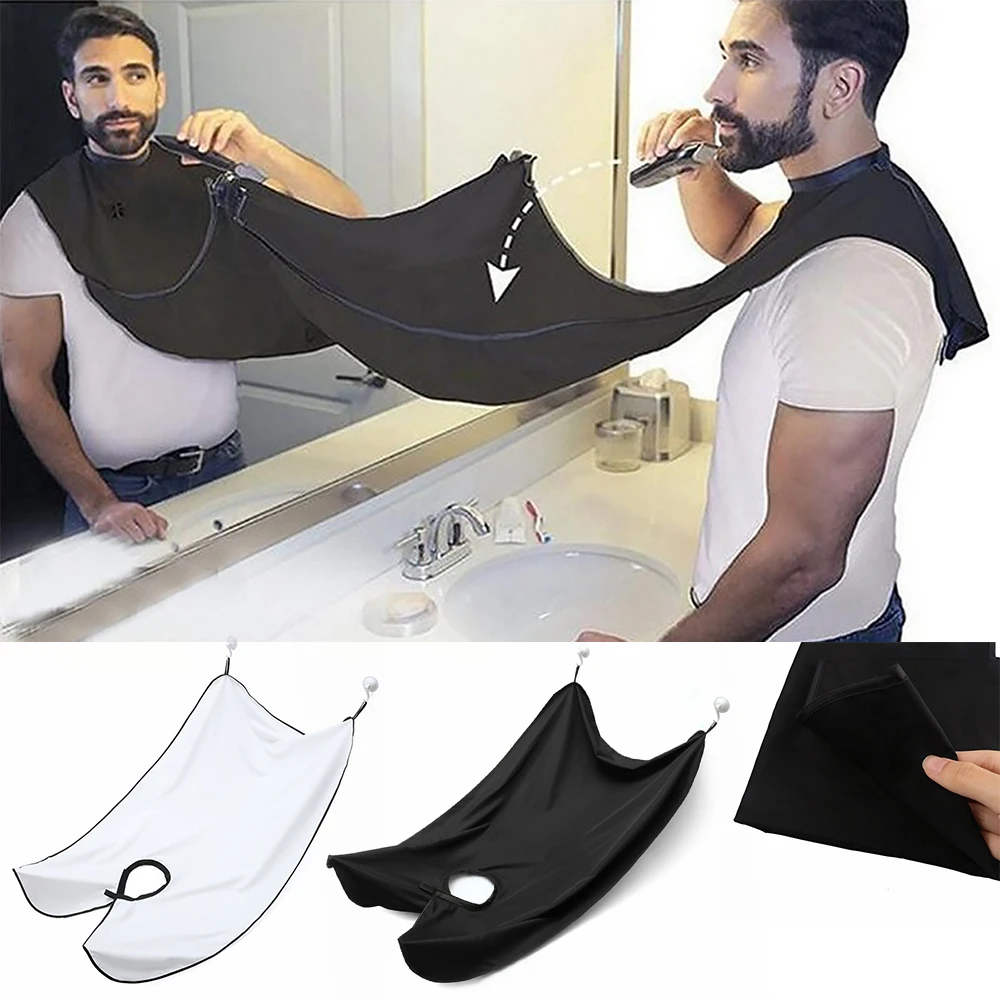 Shave Apron Solid Color Men Bathroom Beard Trimming Apron Hair Shave Apron Styling Tools Home Salon Tool Bathroom Accessories All Purpose Covers Aliexpress
