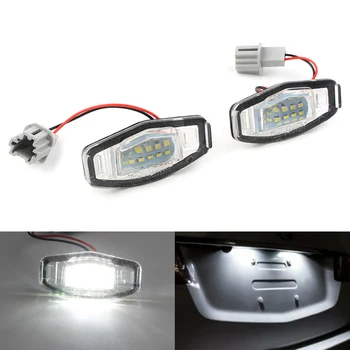 

For Honda Accord 4D 2003-2019 Civic 2001-2015 For Acura TSX TL RL MDX RDX ILX Car Canbus Error Free Car License Plate LED Light