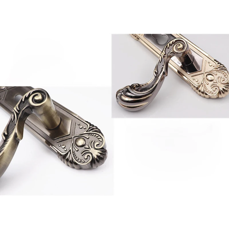 

Privacy Lever Handle Door Lock Handleset Dead Bolt Door Lock With Keys Useful UK