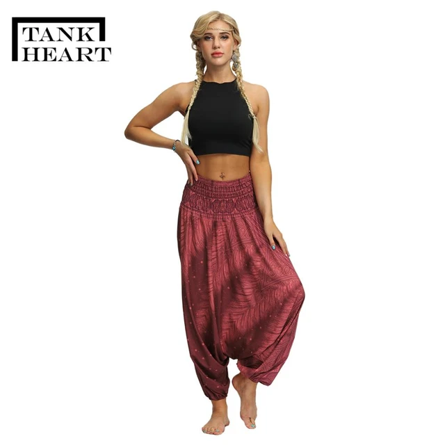 Yoga Pants Nepal Indian Printed Wide Leg Loose Elastic Harem Men Women Yoga  Trousers Unisex Leisure Crotch Pants for Male Female - AliExpress