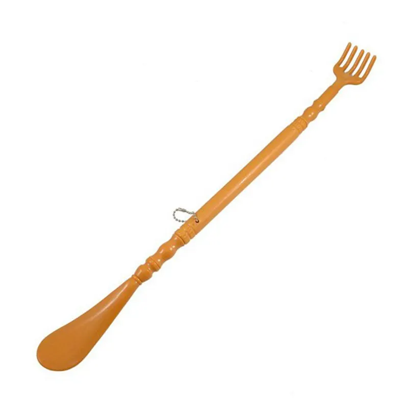 Brown Plastic Handle Back Scratch helper Massager 48 cm Back Scratchers