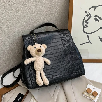 

с доставкой Stone Pattern PU Leather Backpacks for Women 2020 Female Small Backpack Back Pack for School Teenagers Girls