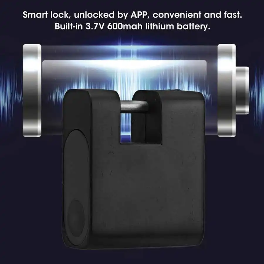 Smart Keyless Lock Bluetooth APP Unlock Anti Theft Padlock Luggage Case Locker Safety Lock for Home Office traffic light