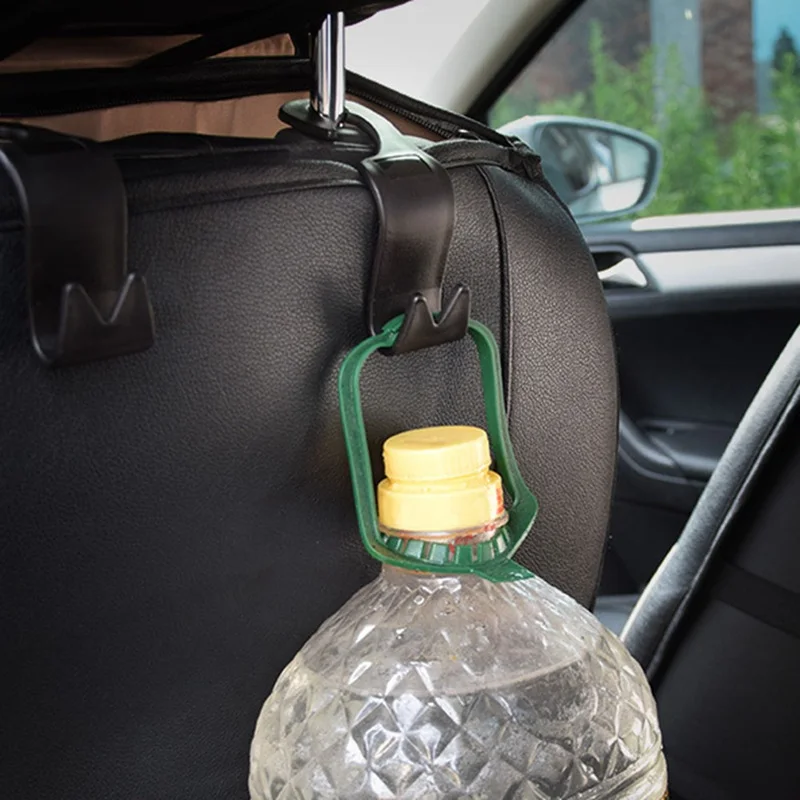 4 шт./партия, подголовник крючки для хранения автомобиля SUV на заднее сиденье, продуктовая сумка, держатель для сумочки