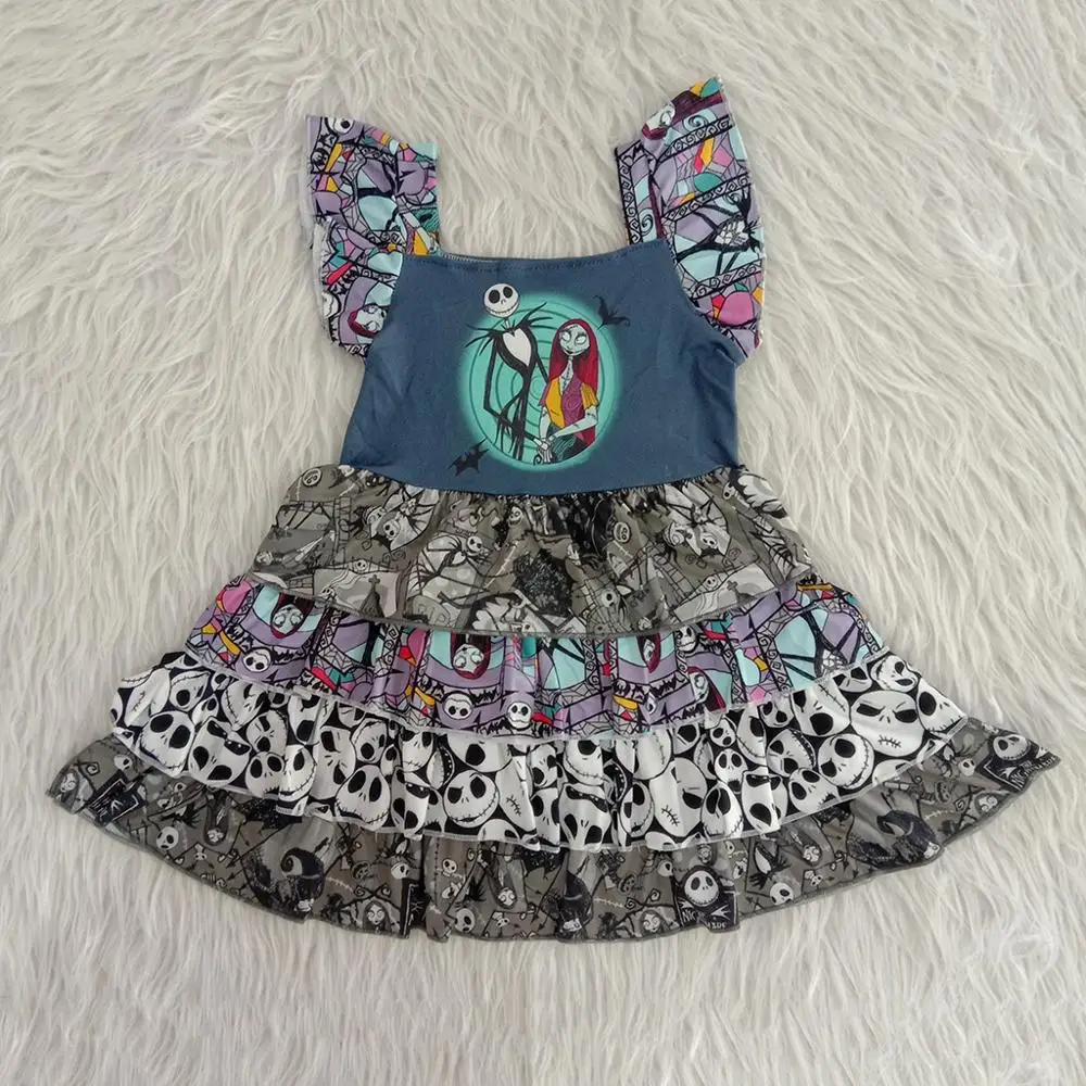 Новинка 2020 платье принцессы на Хэллоуин для маленьких девочек без рукавов Платье