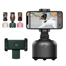 Smart Auto Face Tracking Gimbal 360 Degree Rotation Phone Gimbal Stabilizer with Shooting Holder for Live Vlog Video Recording
